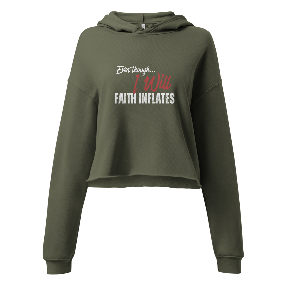 Faith Inflates Cropped Hoodie
