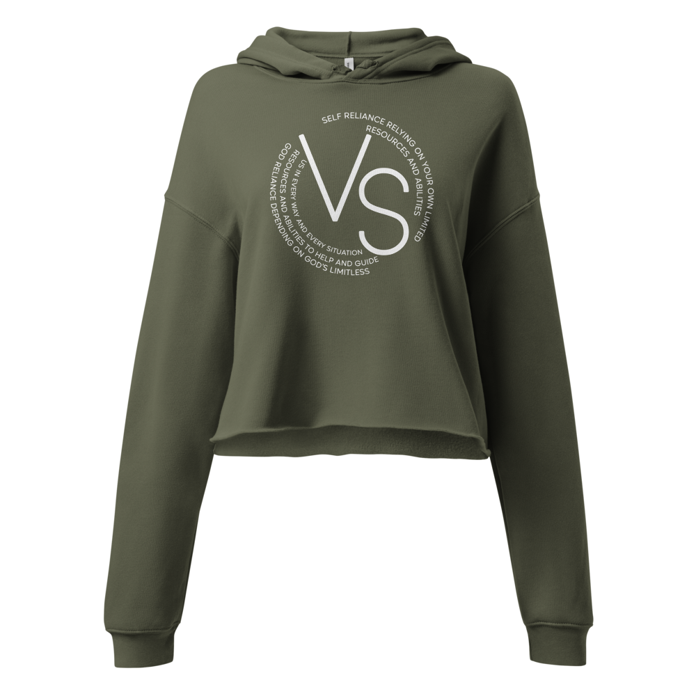 "Divine Dependence" Cropped Hoodie