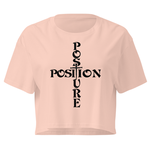 Position & Posture | The Ephesians 2:4–6 Women’s Relaxed Crop