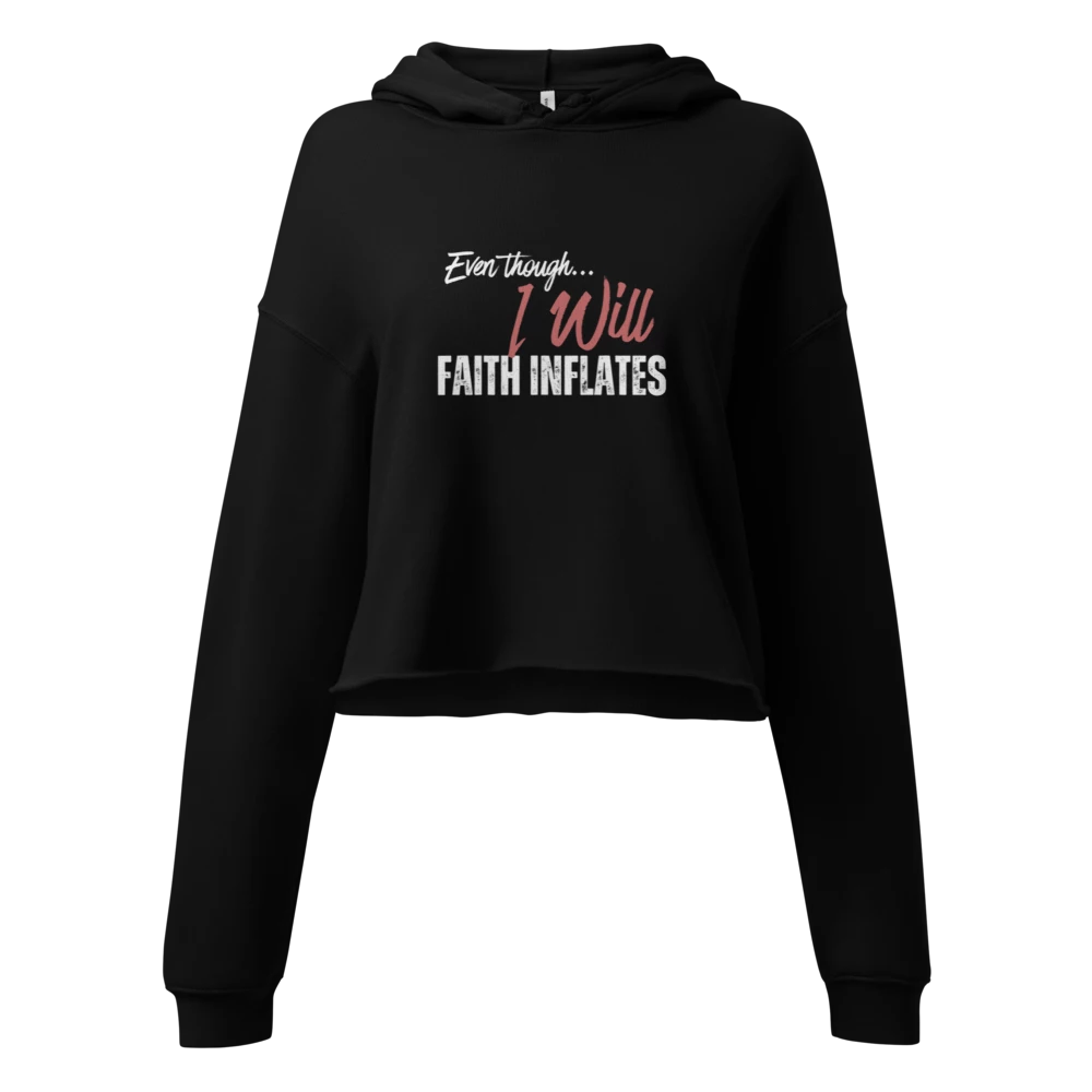 Faith Inflates Cropped Hoodie
