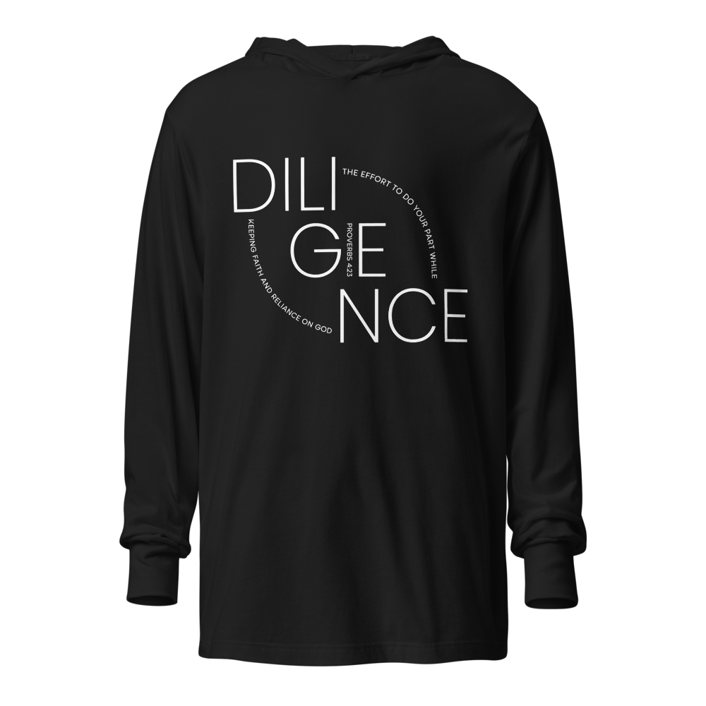 "Source Code" Hooded Long-Sleeve Tee