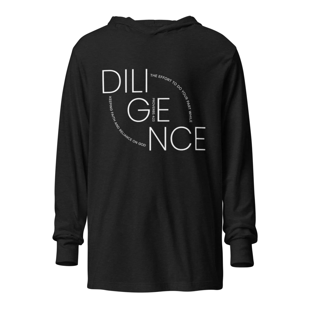"Source Code" Hooded Long-Sleeve Tee