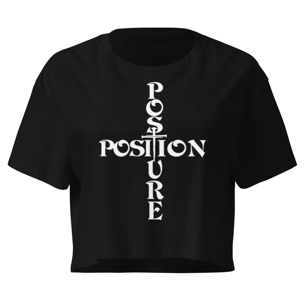 Women's Crop Top | AS aPosition & Posture | The Ephesians 2:4–6 Women’s Relaxed CropColour 4062