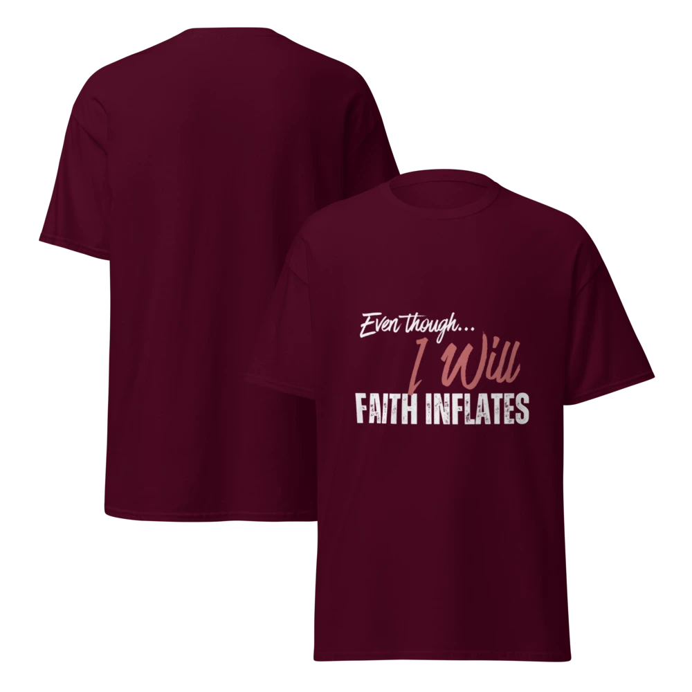Even Though I Will: Classic Unisex Scripture Tee