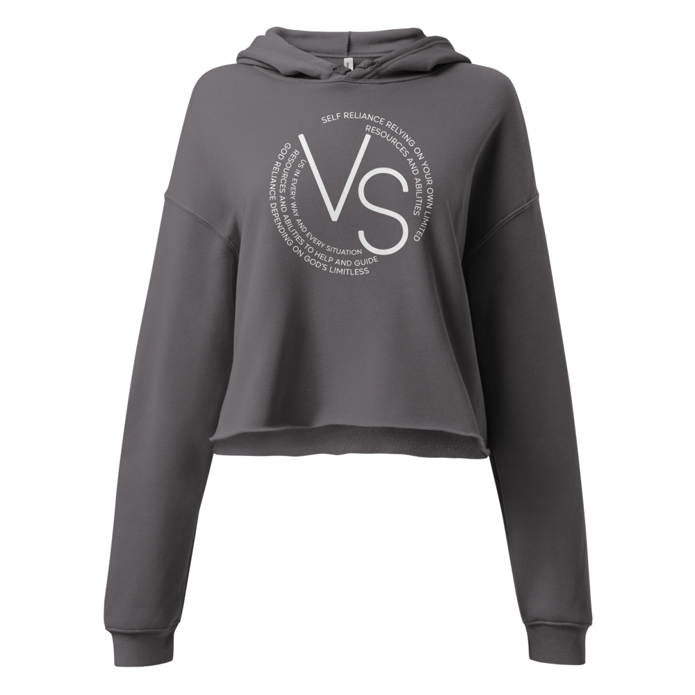 "Divine Dependence" Cropped Hoodie
