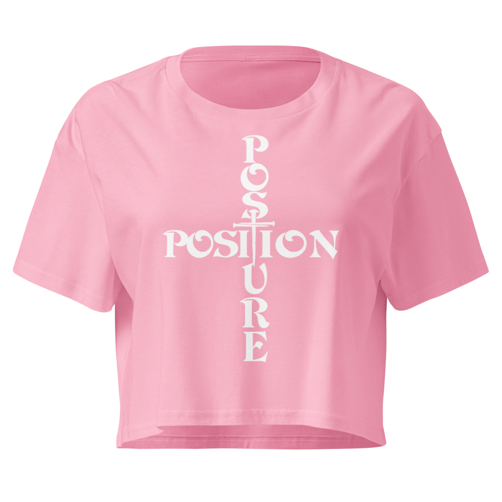 Women's Crop Top | AS aPosition & Posture | The Ephesians 2:4–6 Women’s Relaxed CropColour 4062