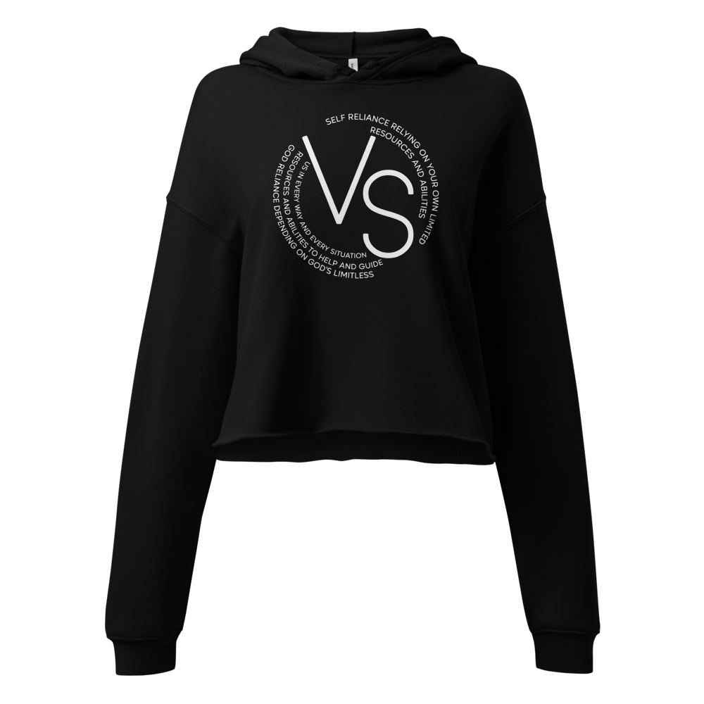 "Divine Dependence" Cropped Hoodie