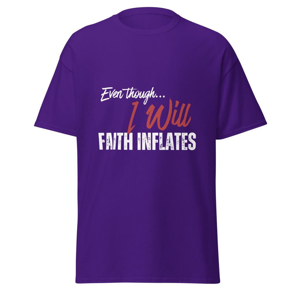 Even Though I Will: Classic Unisex Scripture Tee