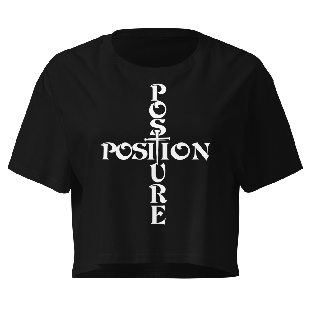Women's Crop Top | AS aPosition & Posture | The Ephesians 2:4–6 Women’s Relaxed CropColour 4062