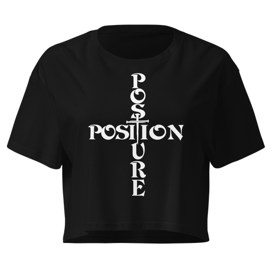 Women's Crop Top | AS aPosition & Posture | The Ephesians 2:4–6 Women’s Relaxed CropColour 4062