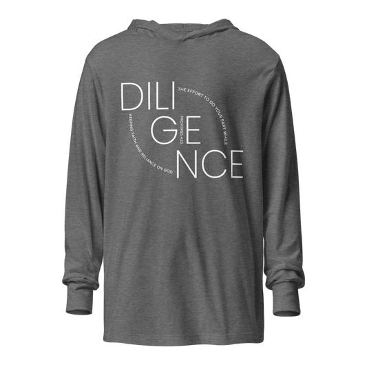 "Source Code" Hooded Long-Sleeve Tee
